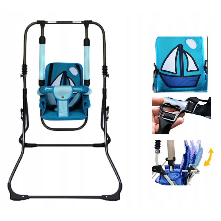 Babahinta, Skyline, Fém, 25 kg, 6-36 hónapos, Kék