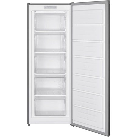 Фризер Heinner HFF-168NHXF+, 168 л, 5 чекмеджета, Клас F, LED дисплей, Електронно управление, H 147.4 см, Stainless steel