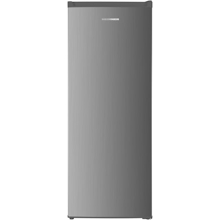 Congelator Heinner HFF-168NHXF+, 168 l, 5 sertare, Clasa F, Display LED, Control electronic, H 147.4 cm, Inox