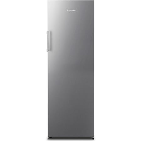 Congelator Heinner HFF-N194NFSF+, 194 l, 6 sertare, Clasa F, No Frost, Display interior, Control electronic, Alarma usa deschisa, H 169.1 cm, Argintiu