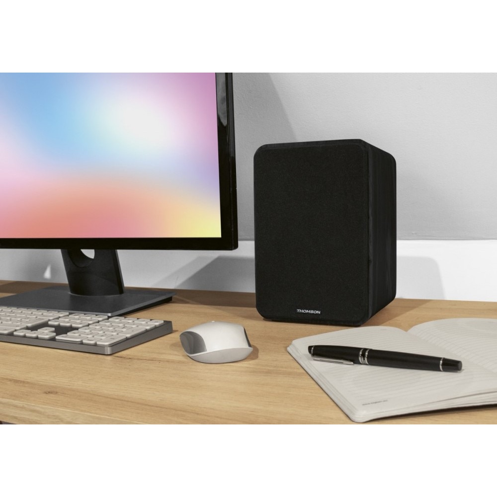 Thomson WS600DUO set de difuzoare Stereo Bluetooth 5.0, Negru
