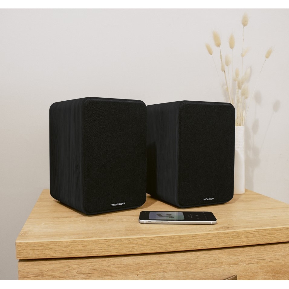 Thomson WS600DUO set de difuzoare Stereo Bluetooth 5.0, Negru