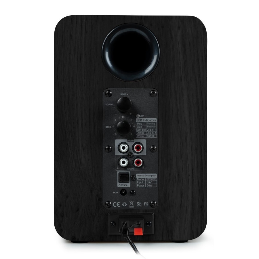 Thomson WS600DUO set de difuzoare Stereo Bluetooth 5.0, Negru