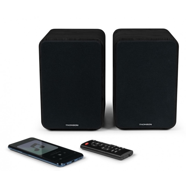Комплект тонколони, стерео, Bluetooth 5.0, черни