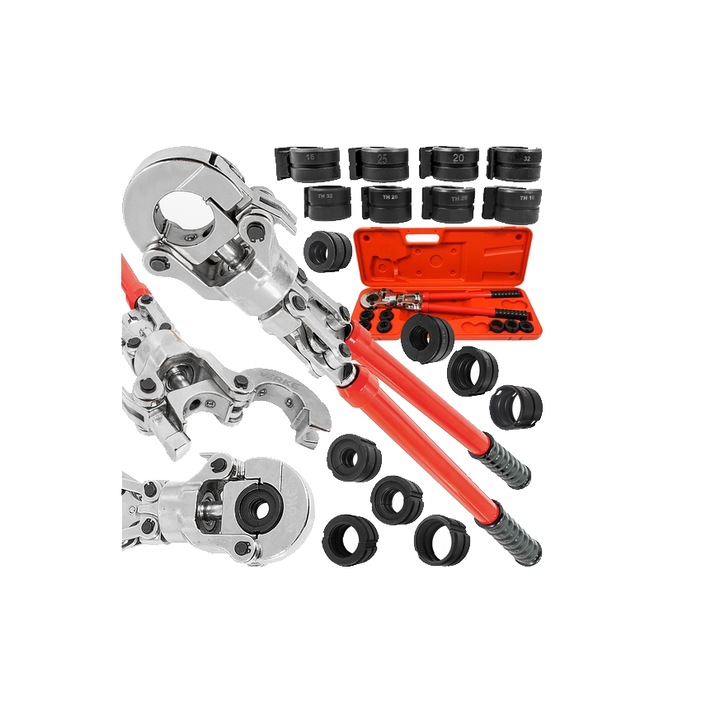 Verke Kézi hidraulikus prés, Pex csövekhez, U és TH, 16-32 mm