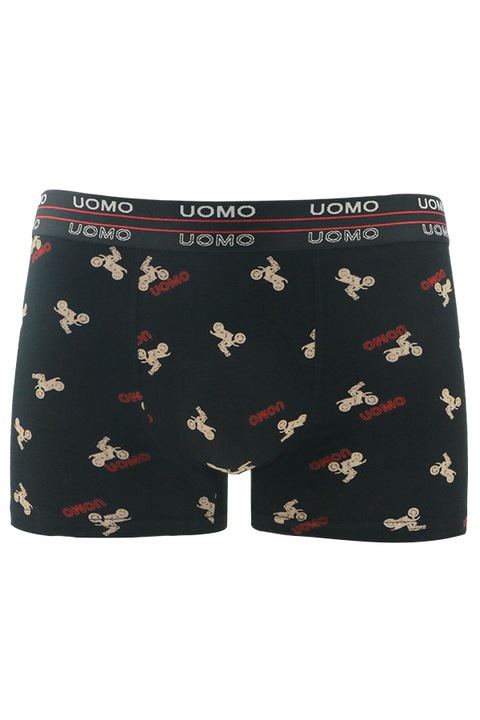 Férfi pamut boxer TANG-X5245 fekete 88607, Fekete