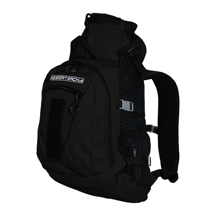 Rucsac pentru Transport Catei, K9 Sport Sack PLUS 2, Negru, Masura S