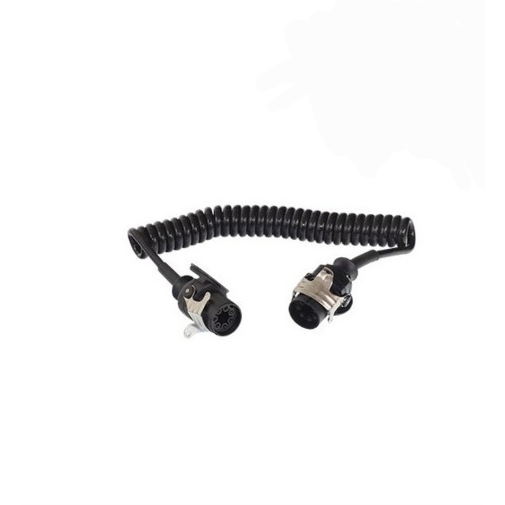 Cablu electric spiralat EBS 7 pini, 4 m, MVM