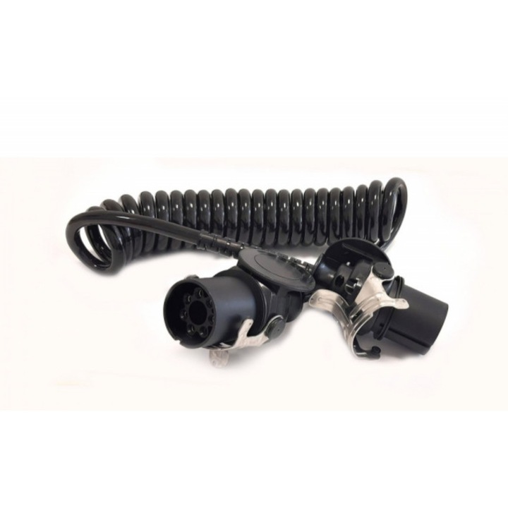 Cablu electric spiralat EBS 7pini, 4metri, KAMAR