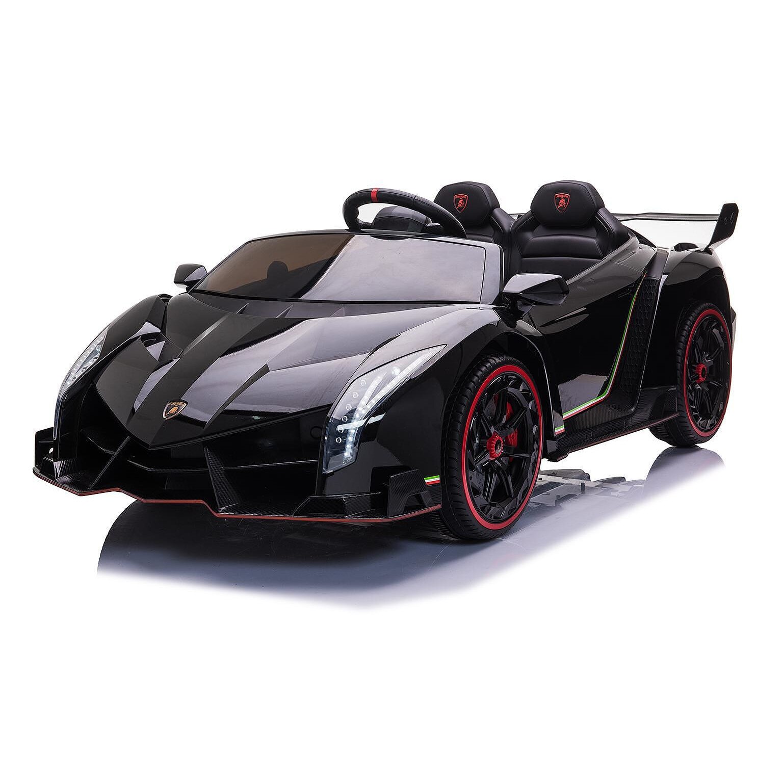 Акумулаторна кола за деца Lamborghini Veneno, Двуместна, 12V10AH, 180W ...