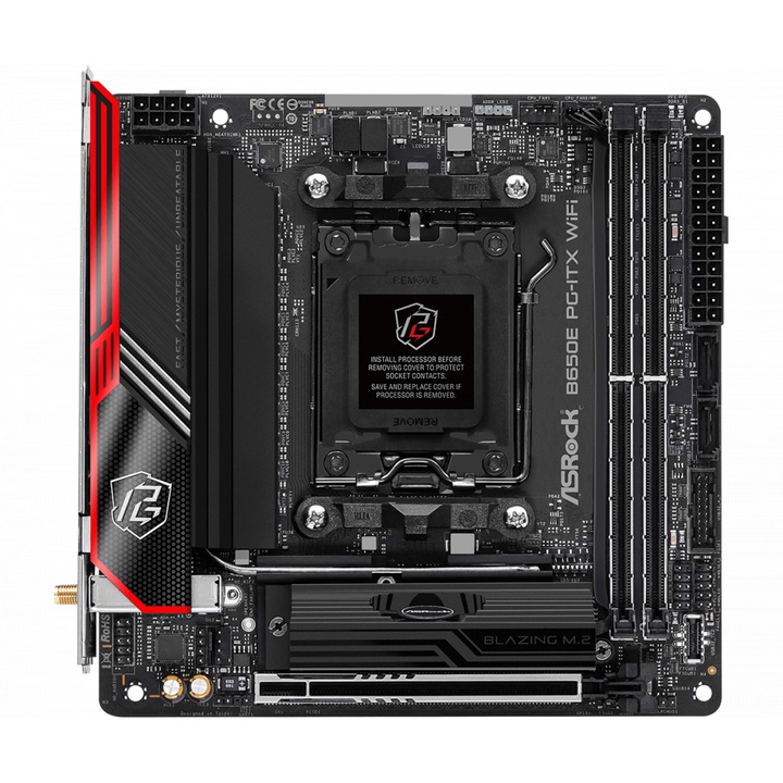 Дънна платка ASROCK B650E PG-ITX WiFi, Socket AM5, DDR5