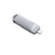 USB Flash памет XO DK03, 256GB, USB 3.0 + +Type-c, Rotating, сребърен