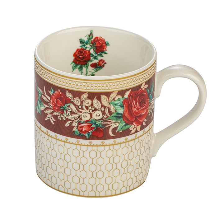 Комплект чаша и кутия Димс-92, 957837, Колекция Роза 15, 8 см