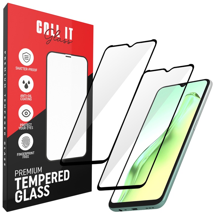 2 db Call It Glass™ védőfólia készlet Oppo A31 2020-hoz a Premium Ultra Transparent Glass termékből