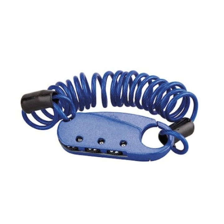 Lacat cu cablu tractabil, 1 m, cu cifru