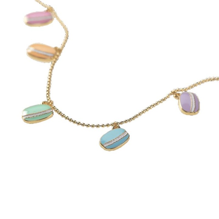 Nyaklánc lányoknak macaroons, Calico Sun, 44-51cm, 3 év+, Többszínű