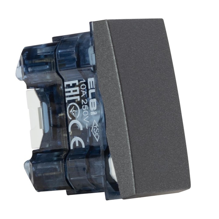 Return kapcsoló Elbi Moda Voice Modular 10A 1 Modul antracit Matt