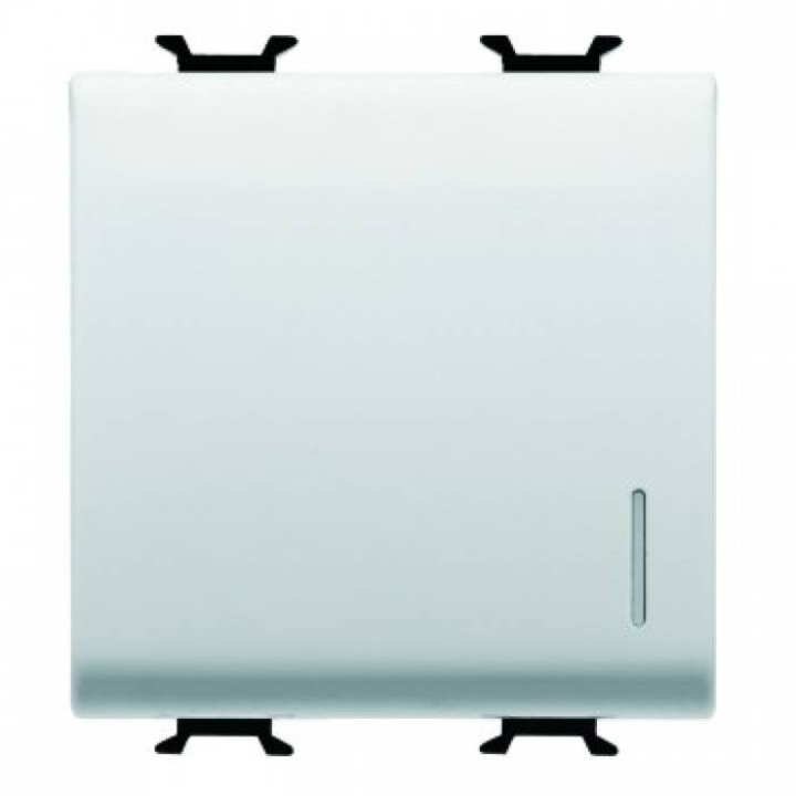 Intrerupator cap scara iluminabil 2M 16A Gewiss Chorus alb satinat MAT monochrom