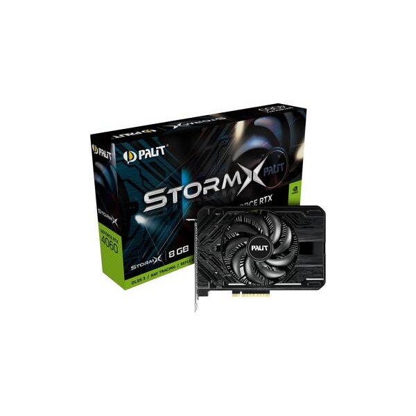 Placa de vídeo PALIT StormX NVIDIA RTX 4060 - 8GB, GDDR6 - Tertz - Tertz
