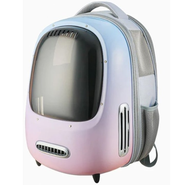 Rucsac cu hublou PETKIT Cat Travel Bag 2, Roz