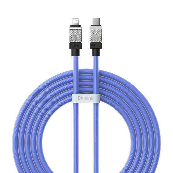 Baseus Coolplay Series, USB-C gyorstöltő kábel 2m, 20W, lila