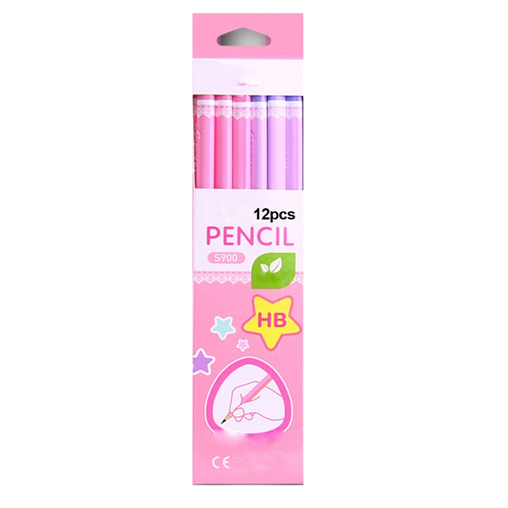 Set creioane grafite QttvbTna, rezistente, multicolor, pentru scoala si arta