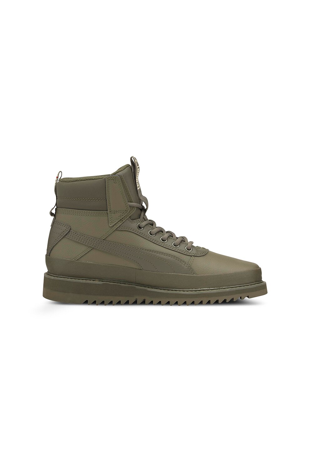 Puma Ghete cu insertii din piele Desierto v2 WTR Verde militar 7 eMAG.ro