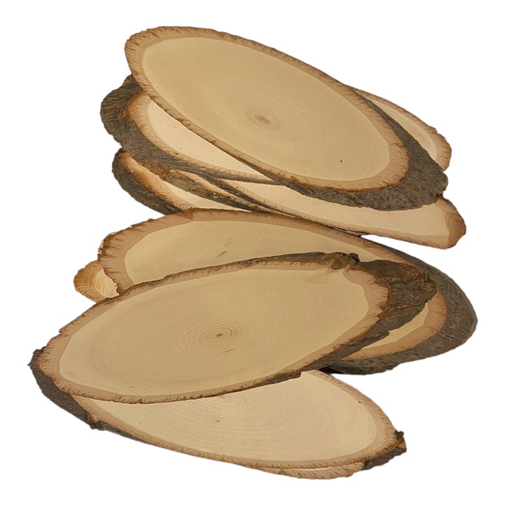 Piese decorative din lemn, Lungime 23-25 cm, Rombic