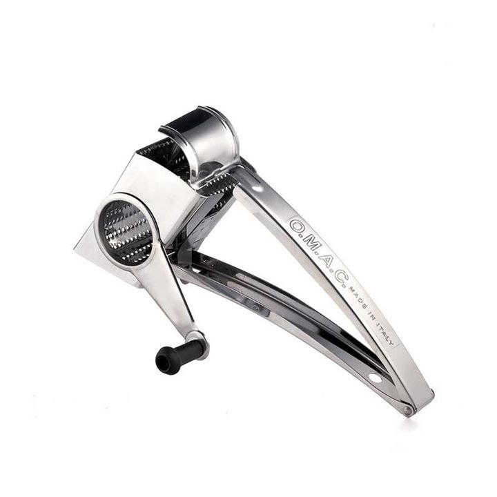 Мултифункционално ръчно ренде OMAC за сирене, шоколад, ядки, шамфъстък, неръждаема стомана