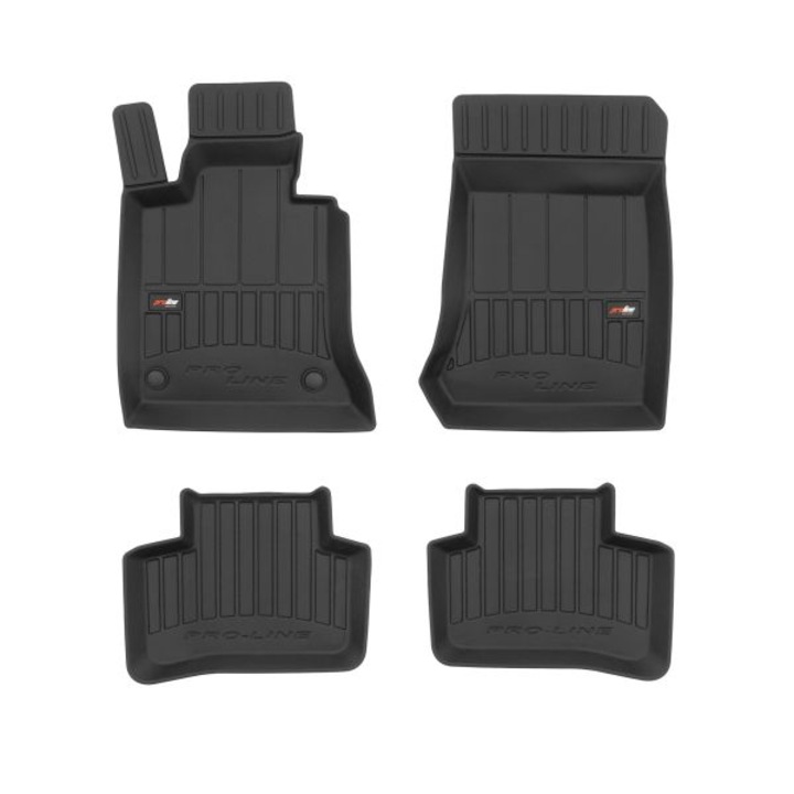 Set 4 covorase podea cauciuc Frogum basic, fata/spate, mercedes glk (x204) 06.08-12.15, suv, negru