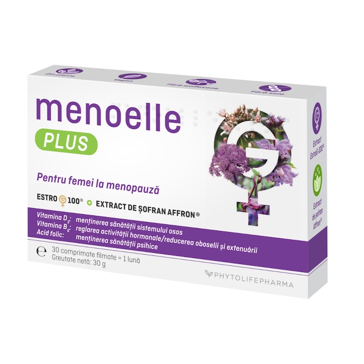 Menoelle Plus, Pharma Brands, 30 comprimate