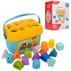 Cutie sortator forme geometrice si litere Baby First Blocks, 16 piese, multicolor, Toyska®