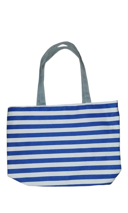 Geanta plaja, 40x31 cm, model marinaresc, 100% bumbac