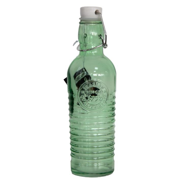 Sticla cu dop ermetic, 1l, RAKI OLD FASHIONED, verde