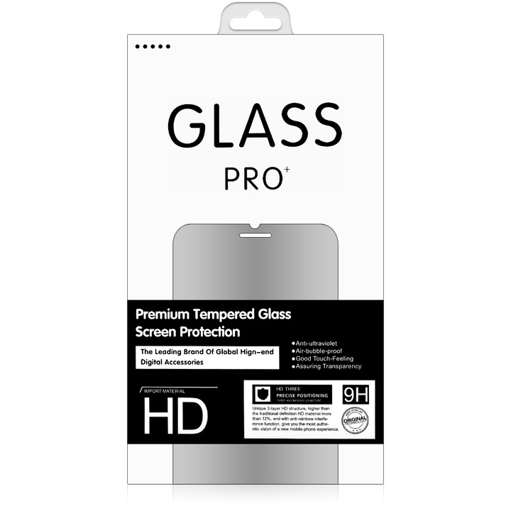 Премиум протектор за екран за Apple iPhone XS / X, защитено стъкло, пълно лепило