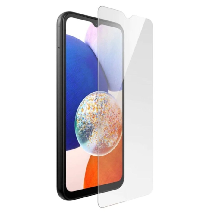 Стъклен протектор Planet Tech, Tempered Glass 2,5D, Full Glue за Samsung Galaxy A04 / A04s / A12 / A14 4G / A14 5G / A32 5G / M12 / M23 5G / M32 5G / M33