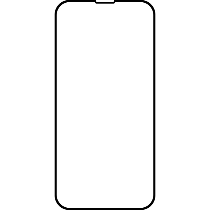 Скрийн протектор за Apple iPhone 13 Pro Max, Secure glass, Edge Glue, 9D, Черен