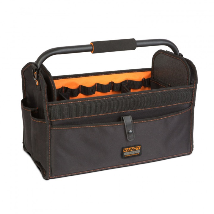 Handy nyitott szerszámos táska fém fogantyúval 42 x 22 x 31 cm