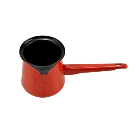 Джезве, Емайлирано, Черно-червен,12 см, 720 мл - eMAG.bg