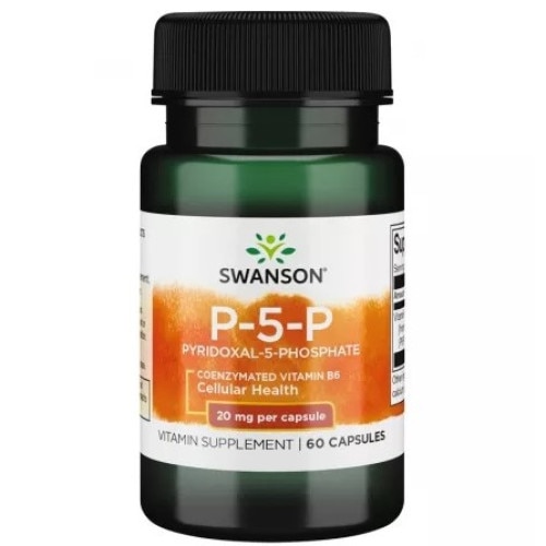Vitamina B6 P5P, 20 mg, 60 capsule, Swanson eMAG.ro