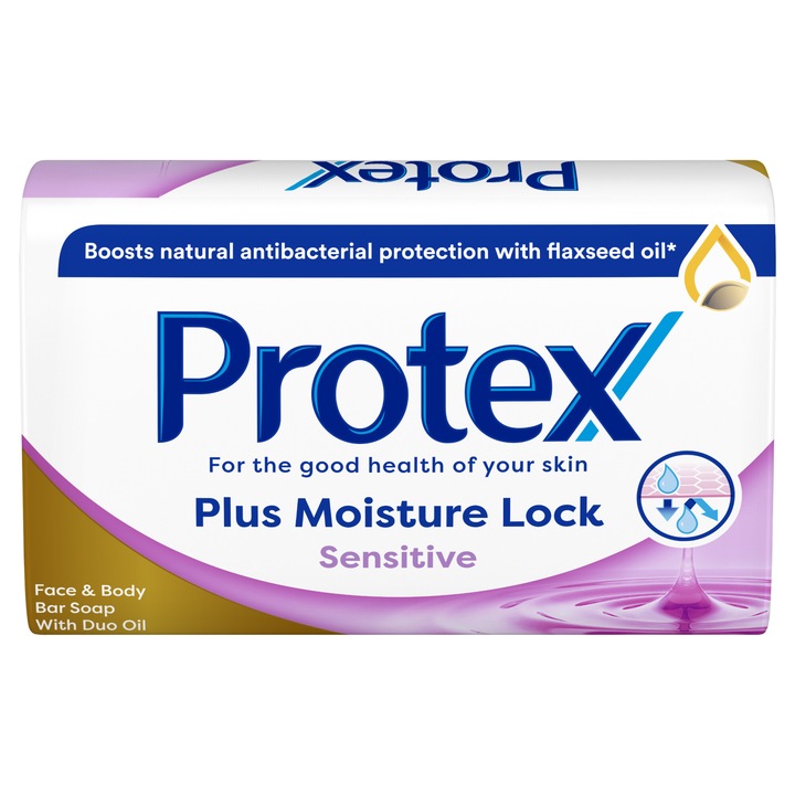 Сапун Protex Plus Moisture Lock Sensitive, 90 гр