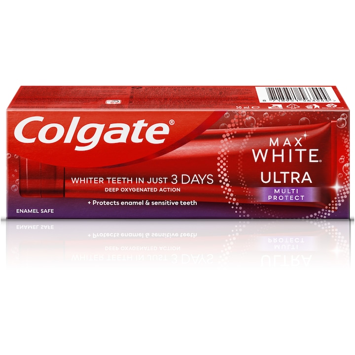 Colgate Max White Ultra Multiprotect fogkrém, 50 ml