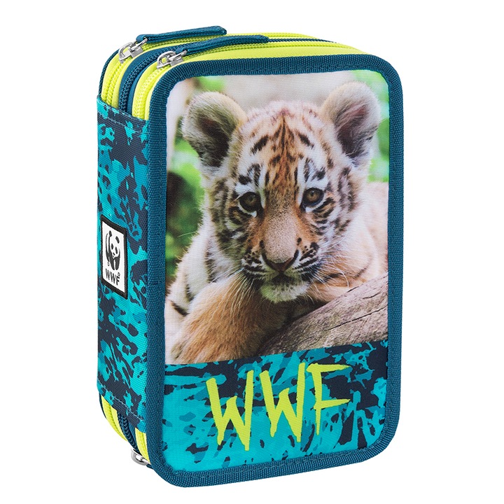 Penar WWF Fotografico, Echipat, Trei compartimente, 20x13 см, Multicolor