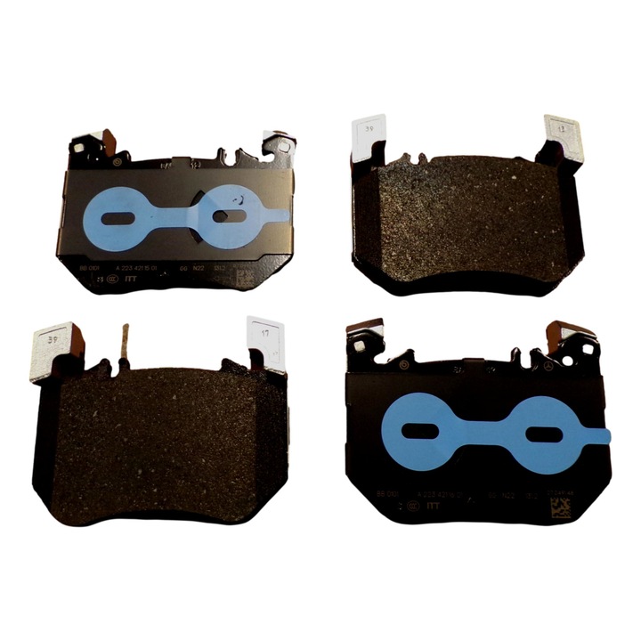 Fékbetétek, MERCEDES-BENZ, OE, W223/GLC-hez, Fekete