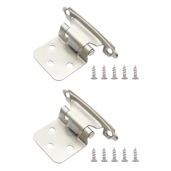 A csomag 2 db összecsukható ajtópántot tartalmaz ezüst csavarokkal