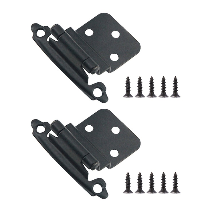 2 db zsanérból álló csomag fekete összecsukható ajtókhoz