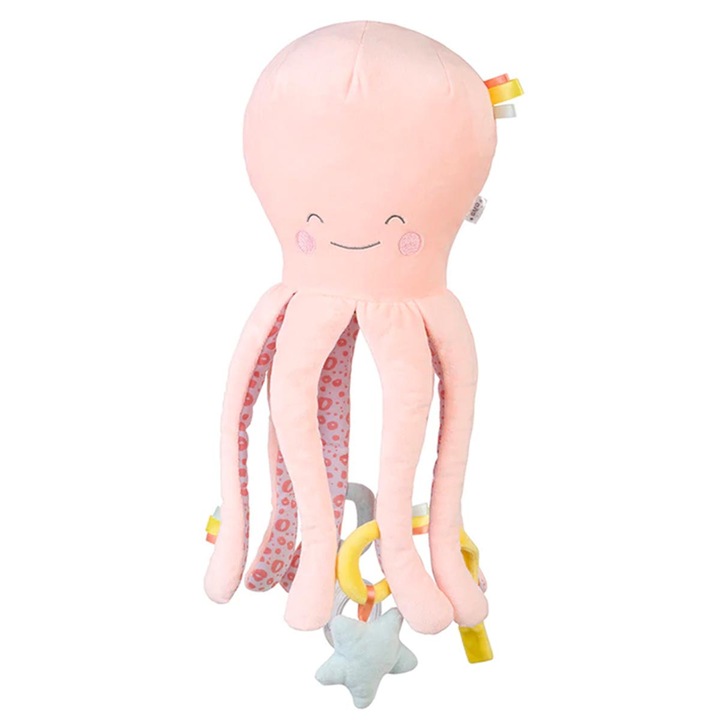 Jucarie plus caracatita, Kiokids, 45 cm, Multicolor