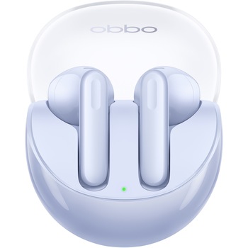 Casti bluetooth OPPO Enco Air3, True Wireless, Bluetooth, In-Ear, Microfon, Violet