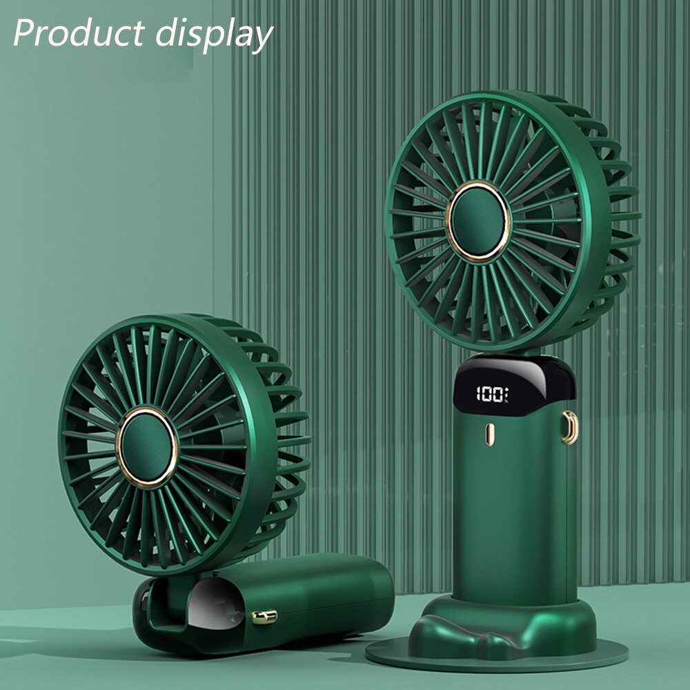 Ventilator USB ajustabil, 5 viteze, Verde - eMAG.ro