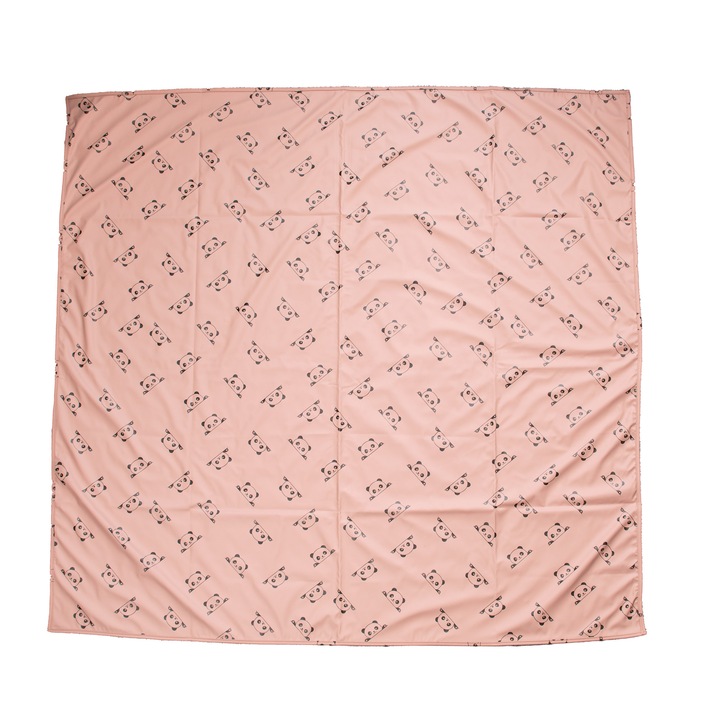 Covoras De Protectie Pentru Scaune De Masa, Purpley®, Covoras Protectie Podea Pentru Copii Si Bebelusi, 120x120Cm, Suprafata Rezistenta, Usor De Curatat, Protectie Impotriva Petelor, Material Flexibil Si Durabil, Ideal Pentru Utilizare Zilnica, Panda